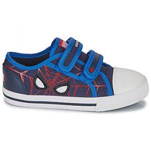 Geox Bébé garçon B Kilwi Boy Basket, Bleu Marine/Rouge, 24 EU