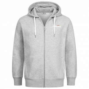 ELLESSE Klemerio Full Zip Hommes Veste en sweat &agrave; capuche SOP23857-Lt Gris Marne
