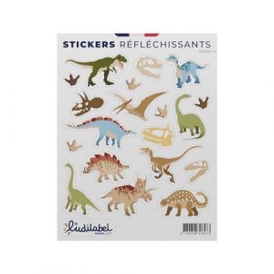 Stickers R&eacute;fl&eacute;chissants - Dino