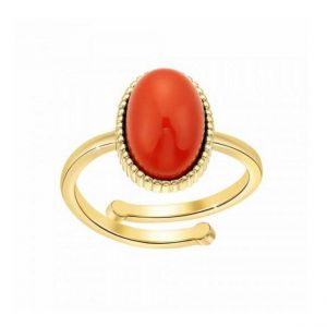 Bagues Femme - B2457-RED-ONYX - Angèle M