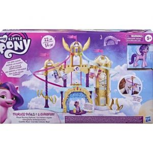 Hasbro Coffret My Little Pony Maison Royale 56 Cm + Poney Princess Petals + Accessoires - Mon Petit Poney + 1 Carte Tigre