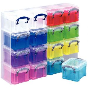 Image de Really useful box Organiseur 16 boites 0.14 litre assortis