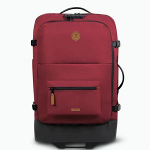 CABAIA Valise rouge vin pour femme et homme - Soft Suitcase Essentials Trolley M Sibiu 310658