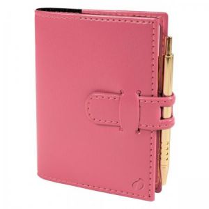 Quo Vadis 370311Q - Agenda 7x10 Mini 2 Days FR Soho, porte-mine, patte de fermeture, coloris rose