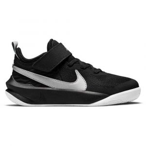 Image de Nike Baskets Team Hustle D 10 Ps EU 28 1/2 Black / Metallic Silver / Volt / White