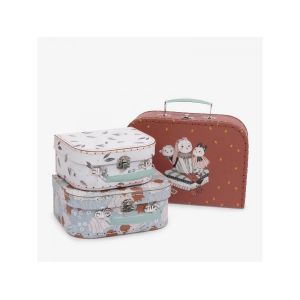 Moulin roty Set 3 valises Apr&egrave;s la pluie