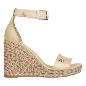 Tommy Hilfiger Sandales compensées façon espadrille en satin