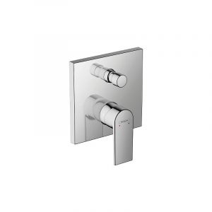 Hansgrohe Vernis Shape Set de finition pour mitigeur bain/douche encastré, Chrome (71468000)