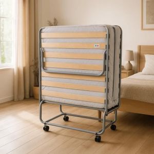 Lit d'appoint pliant 80 x 190 cm Spécial collectivités Non feu