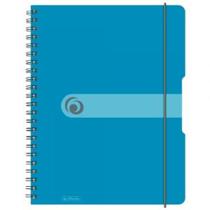 Herlitz Cahier &agrave; spirales easy orga to go, A4, transparent