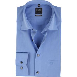 Olymp Chemise Luxor Coupe Moderne Bleu taille 39