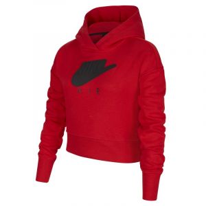 Nike Sweatà capuche court en molleton Air pour Fille plus âgée - Rouge - Taille XS - Female