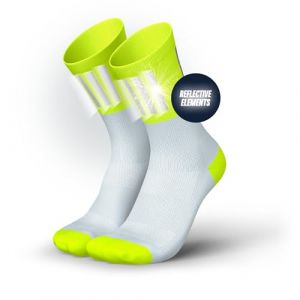 Chaussettes running incylence high viz v3 jaune fluo