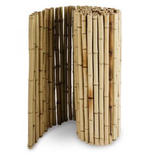Canisse bambou rond Nature 100 x 250 cm &ndash; 1 pi&egrave;ce - KARAT