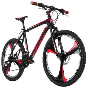 KS Cycling VTT semi-rigide 26'' Sharp rouge-noir TC 46 cm