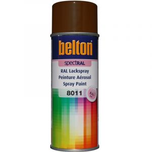 Belton Peinture aérosol Brun noisette RAL 8011 400ml