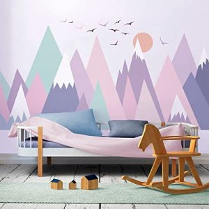 Ambiance Sticker Stickers Enfant Montagnes scandinaves Monika 70 x 105 cm