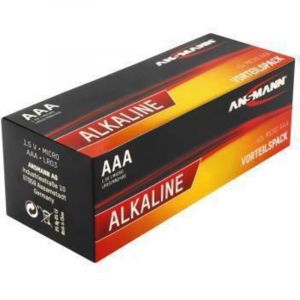 Ansmann Piles alcalines Micro AAA, LR03, 1,5 V, paquet de 40, parfaites pour un usage quotidien