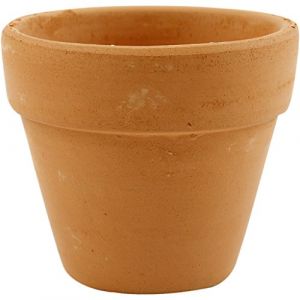 Pots de fleurs, d: 7 cm, h: 6,5 cm, 24pièces