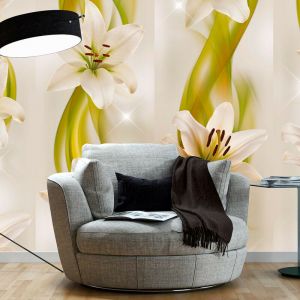 Artgeist Papier Peint "Lilies Avant Garde" 50x1000cm