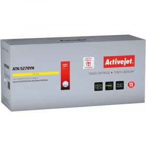 Activejet ATK-5270YN toner replacement Kyocera TK-5270Y Compatible page yield 6000 pages - Compatible - Toner Cartridge (ATK-5270YN)