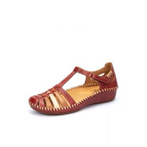 Image de Pikolinos M&eacute;duses &agrave; talon compens&eacute; int&eacute;rieur Rouge - Taille 39