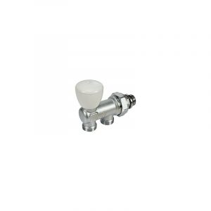 Giacomini R314N Vannes Radiateur manuel monotube réversibles avec sonde en plastique, 1/2 pouce x 16 mm Dimensions :