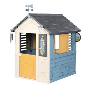 Smoby Maison 4 Saisons - Cabane de Jardin Enfant - Activités Ludiques sur Le Thème de la Météo - 810731