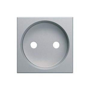 Hager Lot de 10x Enjoliveur prise de courant 2P gallery titane (WXD102T)