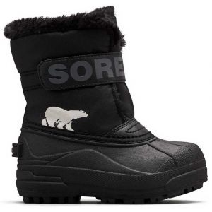 Image de Sorel Bottes d'Hiver Unisexes pour Bébés, Toddler Snow Commander, Noir (Black/Charcoal), Taille : 22