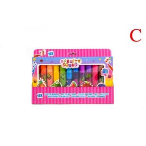 Fruitysquad Pochette 12 marqueurs parfum&eacute;s