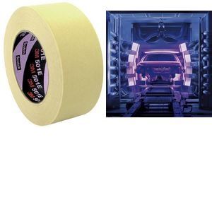 Image de 3M 3 m 7100042890 ruban de masquage, 501e, 18 mm x 50 m, 0.150 mm Beige (lot de 48)