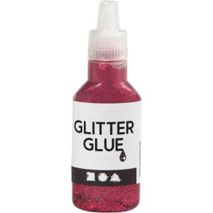 Creotime Colle à paillettes 25 ml - Rose fuchsia