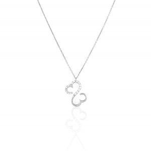 Cleor Collier en or 375/1000 - blanc