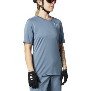 Fox Ranger SS Jersey Women, matte blue L Maillots downhill & freeride