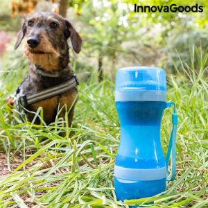 Bouteille avec Distributeur d Eau et d Aliments pour Animau 2 en 1 Pettap InnovaGoods