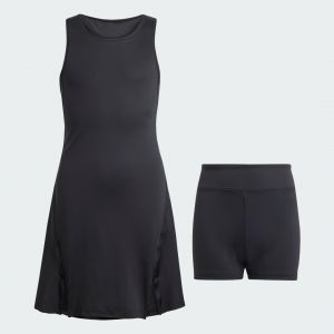 Adidas Fille Girls Club Tennis Dress, Black, 5-6 Years