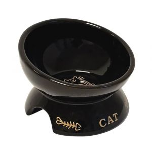 Gamelle pour chat en c&eacute;ramique Nobby Pet Golden Cat
