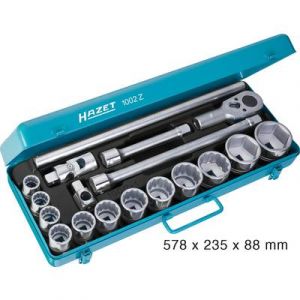 Hazet Coffret cl&eacute; + douilles 18 pi&egrave;ces 1002Z m&eacute;trique 3/4"" (20 mm)