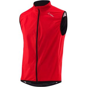 Löffler WPM Pocket Gilet Vélo Homme, rouge EU 52 Gilets