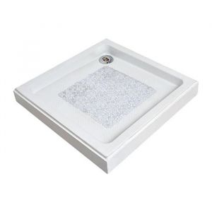 Tendance Tapis Fond de douche anti-d&eacute;rapant Bulles 50 x 50 cm Transparent