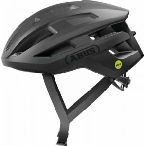 Abus Casque de vélo de course PowerDome MIPS - casque de vélo léger avec système de ventilation intelligent et protection contre les chocs - Made in Italy - pour femmes et hommes - noir, taille L