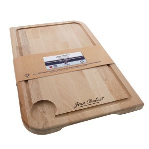 Jean Dubost Planche à découper en bois de hêtre huilé 45 x 29 cm