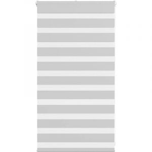 VidaXL Store Zèbre Gris Clair Largeur Du Tissu 85,9 Cm Polyester