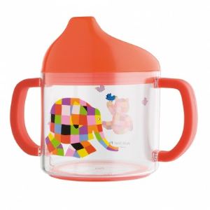 Image de Petit Jour EL997 - Tasse &agrave; bec Elmer l'&eacute;l&eacute;phant