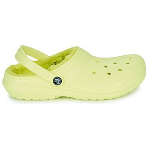 Crocs Sabots enfant CLASSIC LINED CLOG K - Couleur 36 / 37,28 / 29,30 / 31,32 / 33,34 / 35,37 / 38,29 / 30,33 / 34 - Taille Jaune