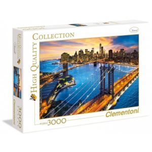 Clementoni 33546 - High Quality Collection Puzzle - New York - 3000 Pièces