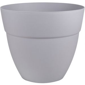 Eda Plastiques Pot Cancùn - diamètre 50 cm - volume 56,8 litres - gris béton