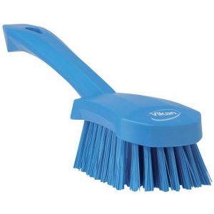 Image de Vikan Brosse A Main Bleue Fibres Dures