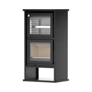 Redpod Poele à Bois + four de cuisson Paredes 7,8 Kw